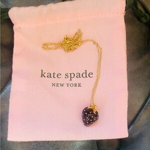 KATE SPADE STRAWBERRY NECKLACE